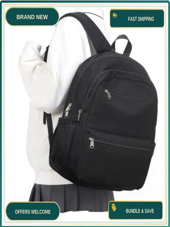 Lightweight Multi Pocket Backpack for Travel School College main image 5